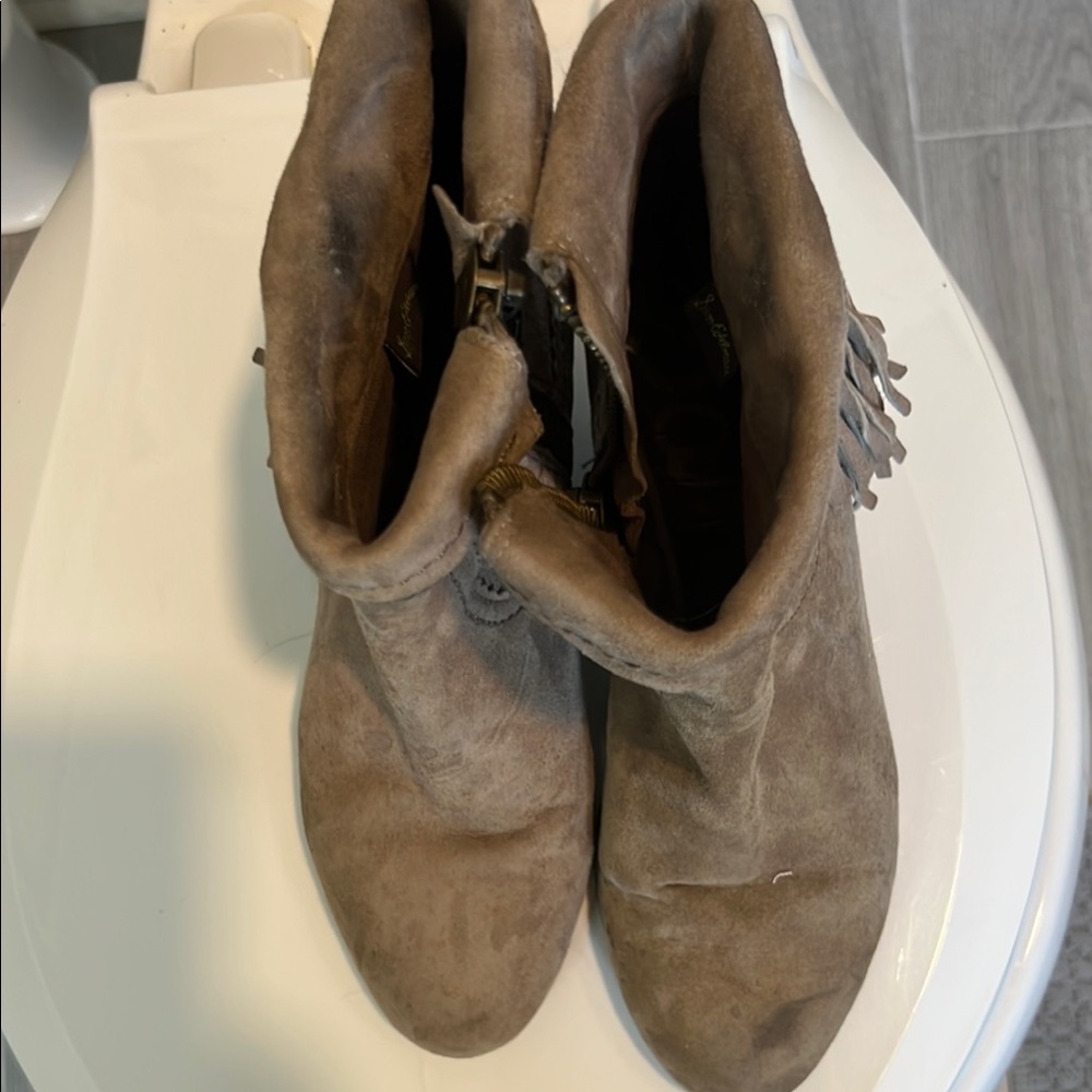 Sam Edelman Brown Suede Ankle Boots